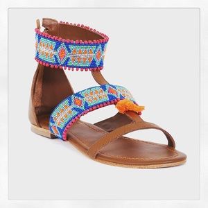 MELLOW YELLOW beaded boho sandals (8)